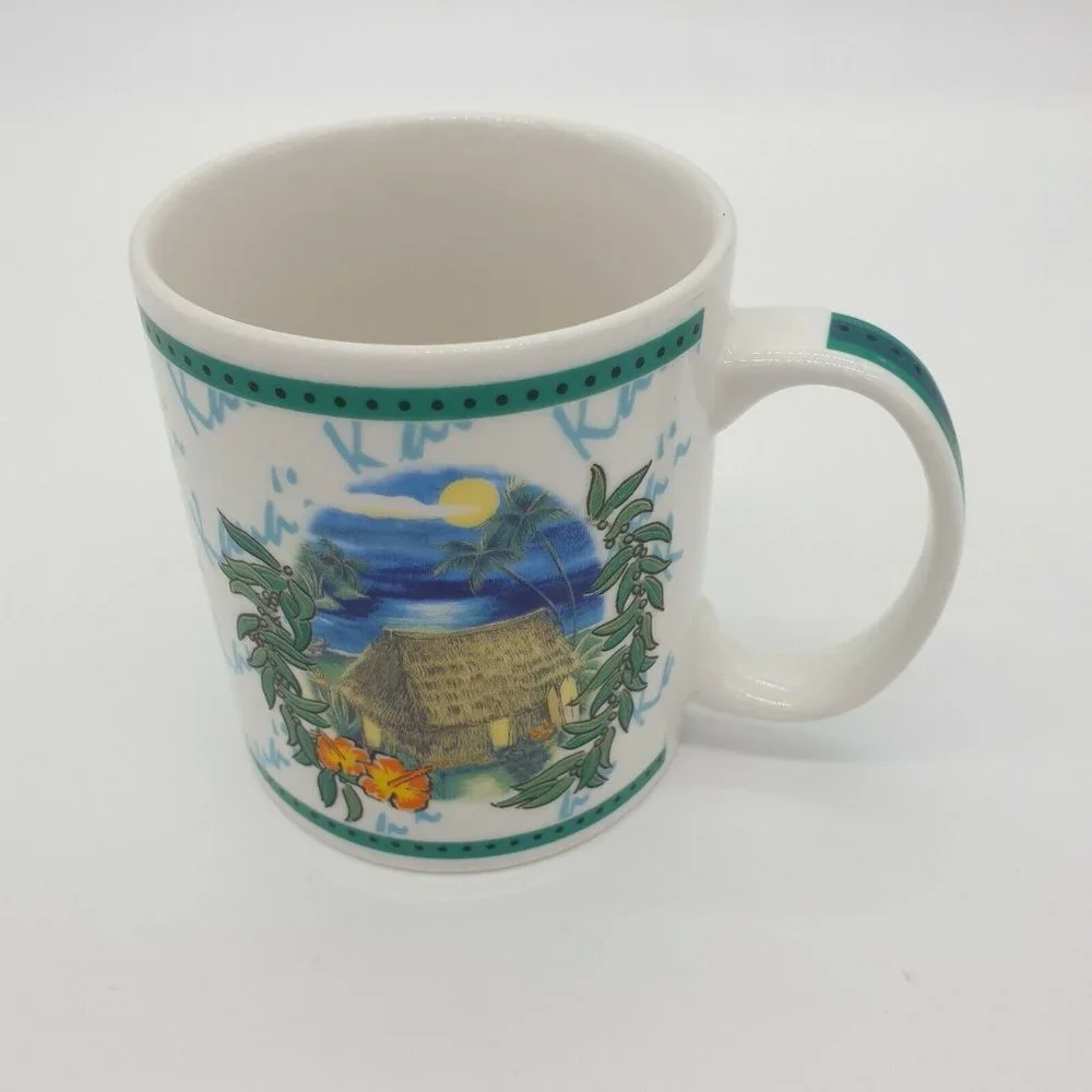 Hilo Hattie Coffee Tea Mug Kauai Souvenir Mug 8oz Hawaii Travel 2002 Collector - Picture 1 of 12